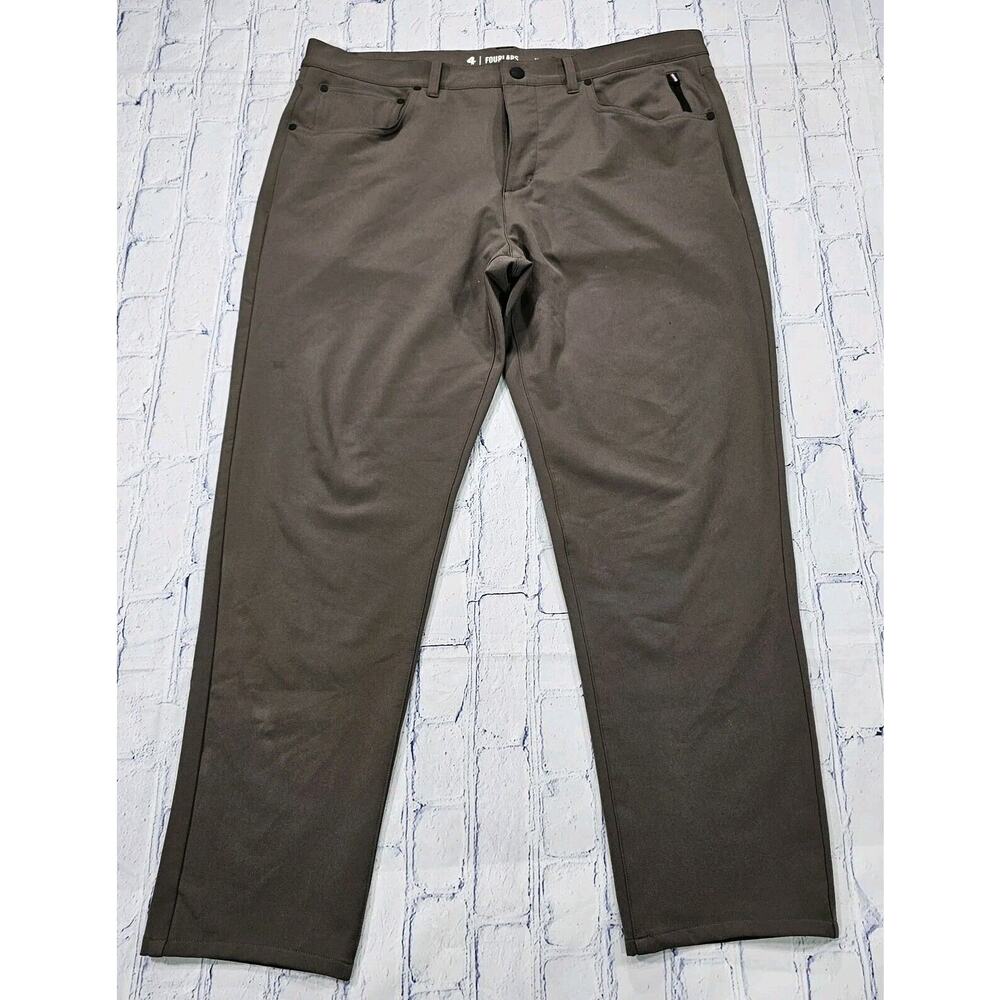 Four Laps Pants Green RE UP Traverse Water Repellent Stretch Golf MENS SZ 36X34